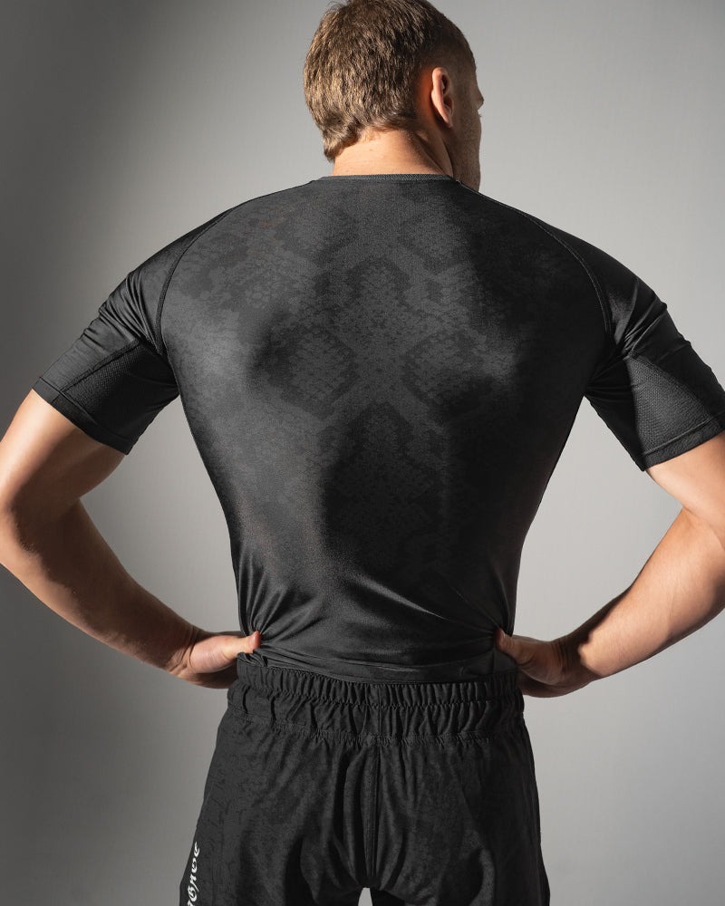 Rash Guard de manga curta Viper (Onyx)